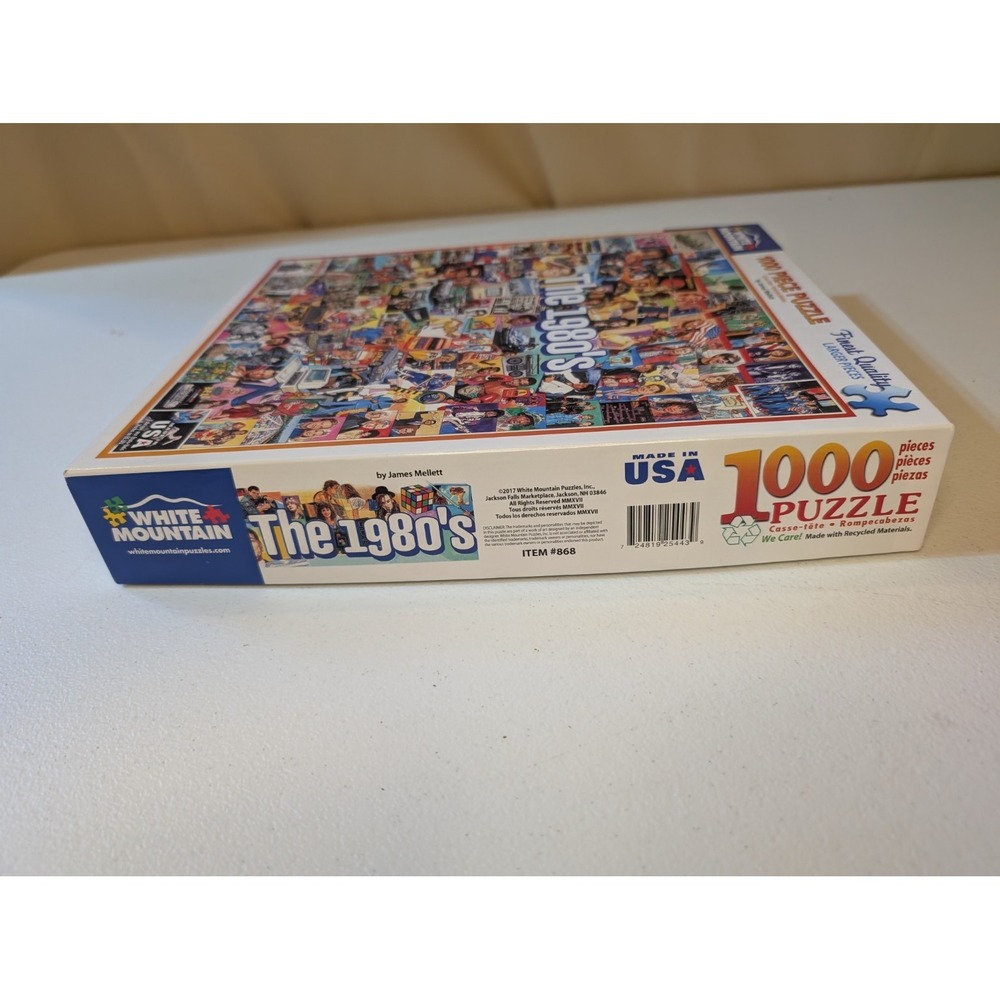 White Mountain The 1980s 1000 Piece Puzzle by James Mellett – All Pieces Present - Picture 3 of 4